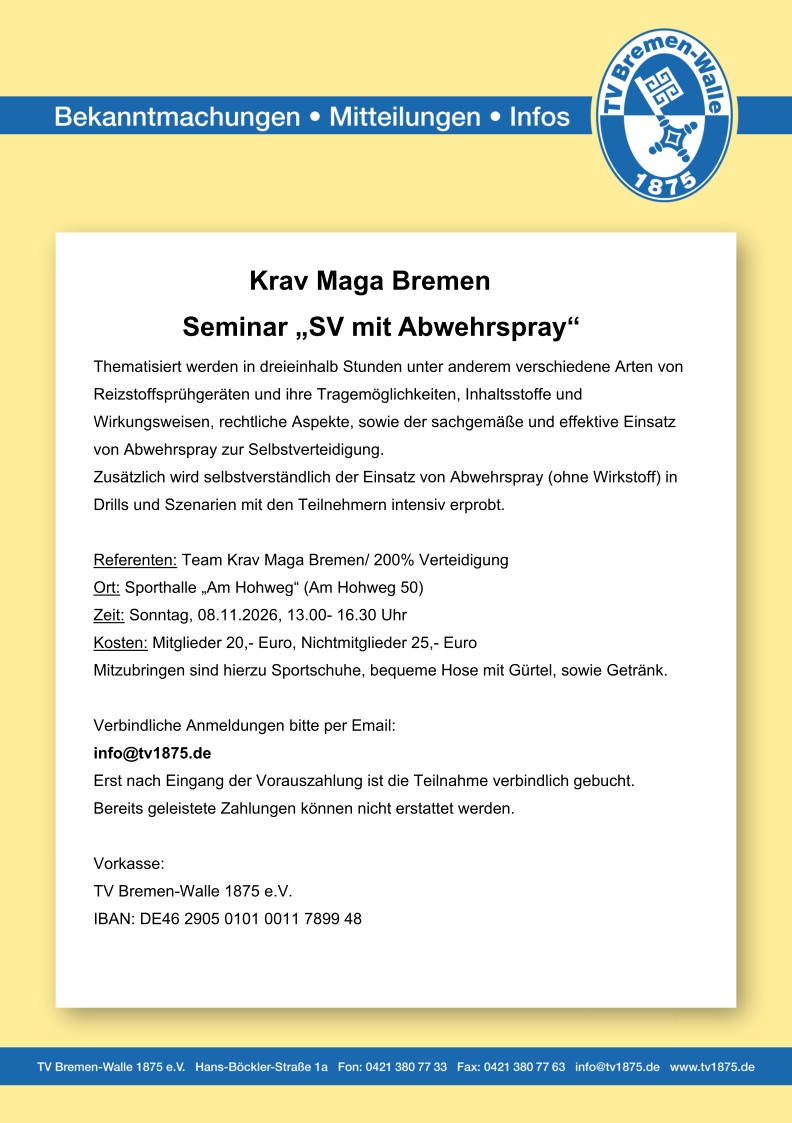 Ausschreibung